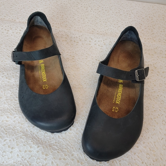 Birkenstock Shoes - Birkenstock Mary Janes, oiled leather, Mary Janes sz 42